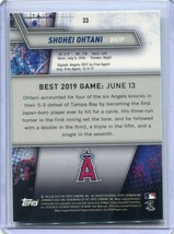 2019 Bowman's Best 33 Shohei Ohtani 大谷翔平 ベースカード_画像2