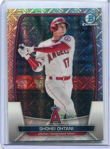 2023 Bowman Mega Box Chrome Mojo Refractor 51 Shohei Ohtani 大谷翔平