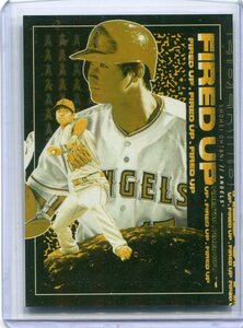 2019 Topps Fire Fired Up Gold Minted Shohei Ohtani インサートカード 大谷翔平
