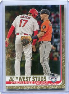 2019 Topps Gold 266 Checklist AL West Studs 254 Shohei Ohtani パラレル 大谷翔平 2019枚限定