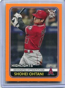 2020 Topps Big League Orange 294 パラレル 大谷翔平