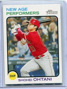 2022 Topps Heritage New Age Performers Shohei Ohtani インサート カード 大谷翔平