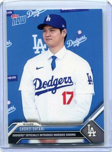 2023 Topps Now Off-Season #OS-23 Shohei Ohtani 大谷翔平