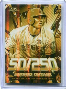 2020 Topps Fire Shattering Stats Gold Minted SS-13 Shohei Ohtani 大谷翔平