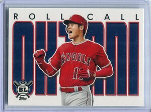 2020 Topps Big League Roll Call RC-25 Shohei Ohtani 大谷翔平