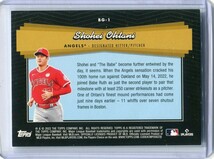 2022 Topps Update Series Topps Black Gold #BG-1 Shohei Ohtani 大谷翔平 インサートカード_画像2