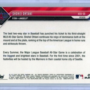 2023 Topps Now All-Star Game Selections ASG-SO Shohei Ohtani 大谷翔平の画像2