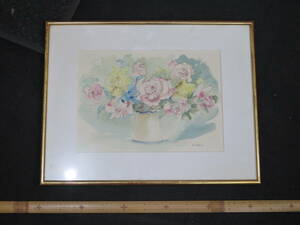 Art hand Auction 1 yen~□●Painting Watercolor Hirono Flower, painting, watercolor, still life painting