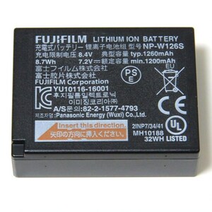 富士フイルム FUJIFILM 充電式バッテリー NP-W126S