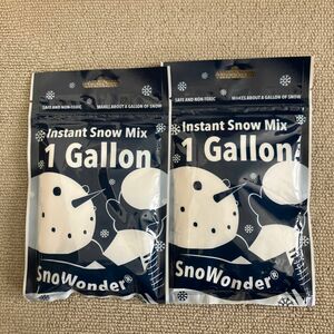 SnoWonder クラウドスライム スノーパウダー インスタントスノー フェイクスノー 人工雪 (水を入れるだけ簡単) 