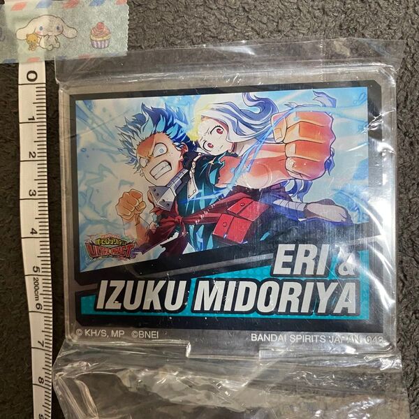 【ヒロアカ】 僕のヒーローアカデミア 一番くじ デク 緑谷出久 えり 壊理 アクリルスタンド アクスタ