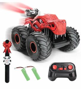  radio controlled car dinosaur car Mist .. light attaching sound rotation 180° off-road remote control car four wheel drive ... oriented wireless control LED light function 
