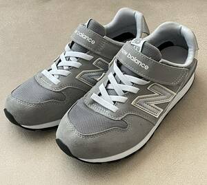 ■激安■new balance/ニューバランス■YV996 スニーカー■22.5cm/グレー■男女◎キッズ◎子供◎