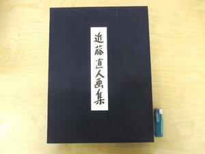 ◇C3946 画集「近藤直人画集　28作品」絵画 日本画 作品集 奥付無く詳細不明