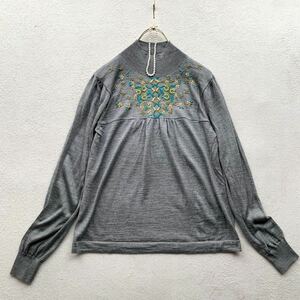 3点送料無料☆ジェームズコヴィエロ JAMES COVIELLO　イトキン　刺繍　ニット　２　セーター 薄手 