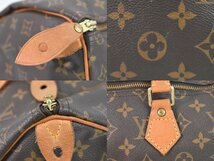 本物 ルイヴィトン LOUIS VUITTON LV 旧型 スピーディ 35 モノグラム ハンドバッグ ボストンバッグ ブラウン M41524_画像4