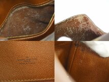 本物 ルイヴィトン LOUIS VUITTON LV サンクルー GM モノグラム ショルダーバッグ ポシェット ブラウン M51242_画像9