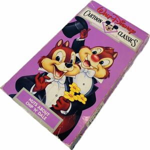 WALT DISNEYS ウォルト ディズニー CARTOON CLASSICS NUTS ABOUT CHIP N DALE チップとデール 海外版 ビデオ VIDEOビデオテープ 