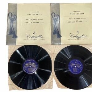 SHUBERT Record Winterreise hans hotter and gerald moore 33CXS 1222 33CX 1223 シューベルト 冬の旅 レコード 2枚組 LP盤の画像1