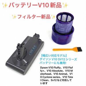 安心のテスト済商品V10 バッテリー ( SV12 )・フィルター