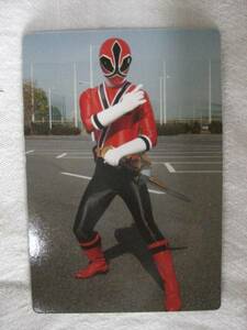 B-905 * top Samurai Squadron Shinkenger 01sin ticket red *