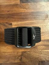 【試着のみ/Sサイズ】Arcteryx conveyor belt 38mm ブラック　アークテリクス ベルト コンベヤーベルト_画像3