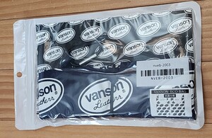 即決 早い者勝ち【VANSON/バンソン】新品 未使用 品薄状態 エコバッグ トートバッグ ナイロンバッグ 紺色 定番オーバルロゴ柄 