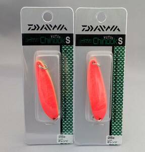 即決!!ダイワ★レーザーチヌークＳ 25ｇ 2個セット オレンジ★新品 DAIWA Chinook S