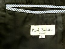 140■ポールスミス Paul Smith▲シングル3釦コットンスーツ メンズ セットアップスーツ▼Ｌ 黒_画像5