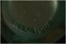 [URA]アンティーク/LALIQUE(ラリック)/ガラス製美人彫香水角瓶/5-3-38 (検索)骨董/ガラスボトル/パフュームボトル/香水瓶/オブジェ_画像7