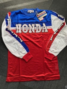 1980年代 HONDA RACING モトクロス・メッシュジャージ デッドストック未使用美品
