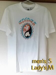 アディダス adidas ロゴ Ｔシャツ JASPOサイズ Ｓ 定価￥４３８９