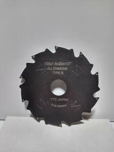 ☆10枚☆最終お値引き特売☆100mm10T☆タイプBT高品質オールダイヤチップソー