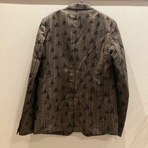 MARNI マルニ テーラードジャケット イタリア製 46ストライプの画像2