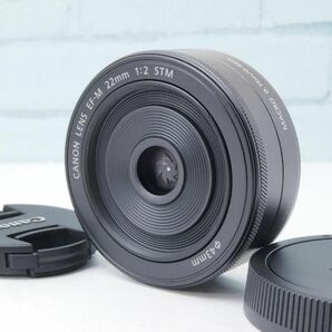 Canon キヤノン 超美品　EF-M 22mm F2 STM 単焦点レンズ　ミラーレス