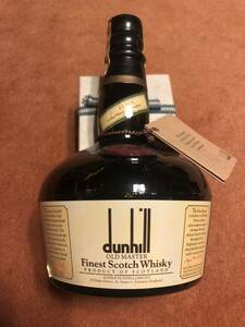 未開栓 Dunhill ダンヒル OLD MASTER オールドマスター Finest Scotch Whisky スコッチ ウィスキー 750ml 43％ 古酒 ウイスキー 