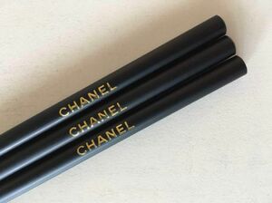 ★未使用★非売品★ノベルティ★CHANEL★シャネル★鉛筆★ゴールドロゴ★3本セット★