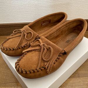 ミネトンカ MINNETONKA◆キルティスエード◆24.5cm相当(7.5インチ)