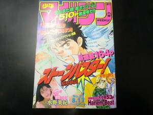 週刊少年マガジン　1994/8/17　No.35　巻頭グラビア　水野美紀