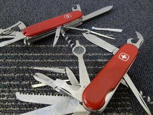 【必見】 Wenger ウェンガー ビクトリノックス VICTORINOX 2点 まとめ マルチツール ナイフ アウトドア キャンプ