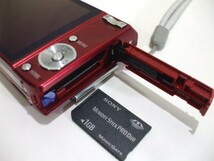 S04【元気堂】ソニー SONY サイバーショット Cyber-shot DSC-T100 コンパクトデジタルカメラ バッテリー/充電器/SDカードGB付_画像9