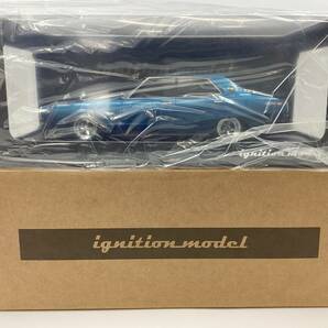 【774J】未使用品 イグニッションモデル 1/18 日産 スカイライン 2000 GT-X GC110 ブルーメタリック Nissan Skyline の画像1