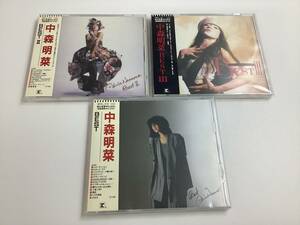 【781B】帯付き 美品 中森明菜 BEST 3組セット ベスト Ⅱ Ⅲ 2 3 CD WPCL-419 WPCL-427 WPCL-711