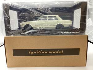 【774Y】未使用品 イグニッションモデル 1/18 日産 スカイライン 2000 GT-R PCG10 ホワイト Nissan Skyline White