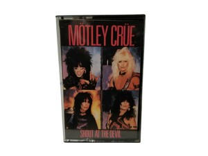  used cassette tape Moto Lee * Crew Motley Crue[Shout At The Devil] car uto* at * The *te vi ru