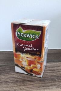 ◎国内発送　美味♪ PICK WICK 天然フレーバーティーキャラメルバニラ20p箱