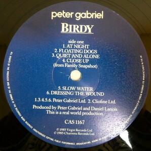 LP5616☆UK/Charisma「Peter Gabriel / Birdy / CAS-1167」の画像4
