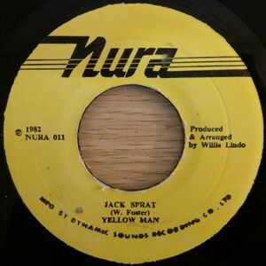 EP4424☆Nura「Yellow Man / Jack Sprat」「Willie Lindo / Splended Thing」