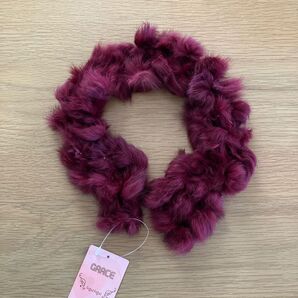 ラビットファー マフラー