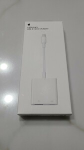 送料無料　新品未使用未開封　アップル 純正 Apple純正 Lightning - USB 3カメラアダプタ (MKOW2AM/A) Lightning to USB 3 Camera Adapter